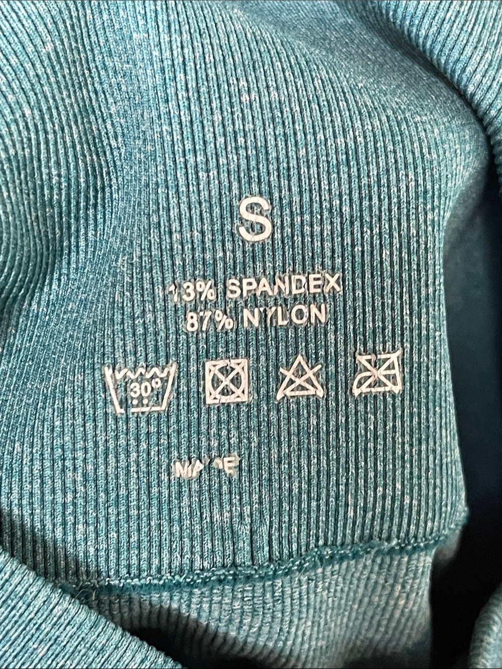NVGTN Turquoise NV Seamless Leggings - Picture 5 of 5